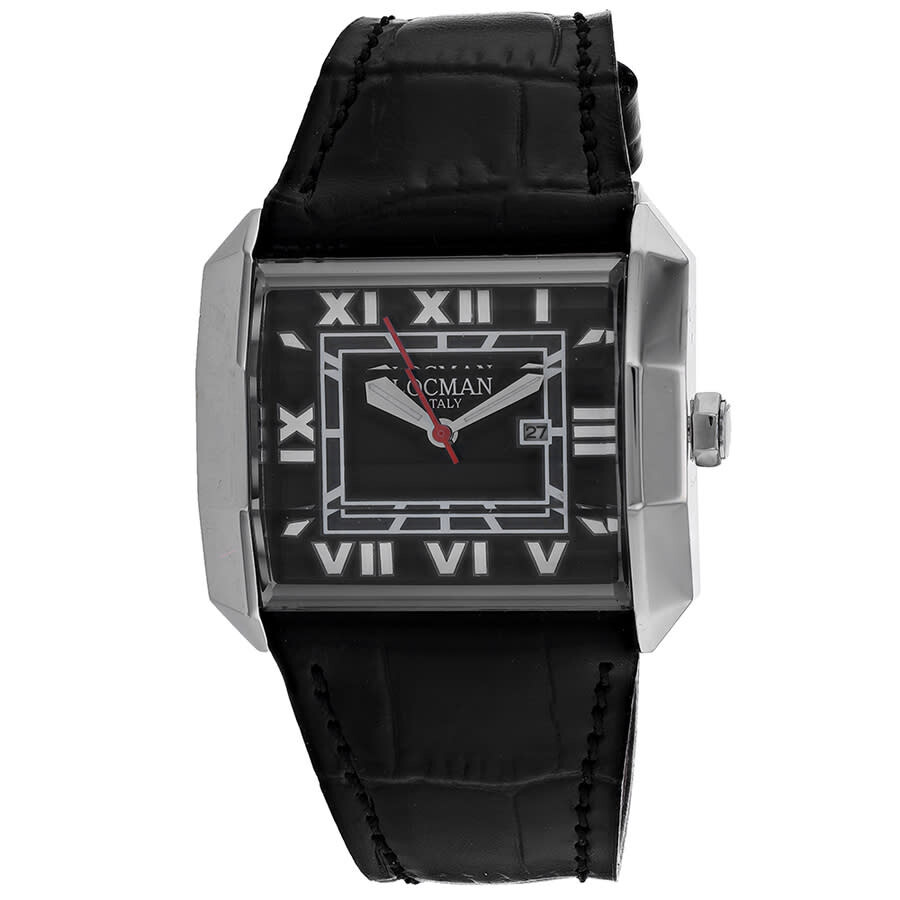 Locman Women's Black Dial Watch In Black