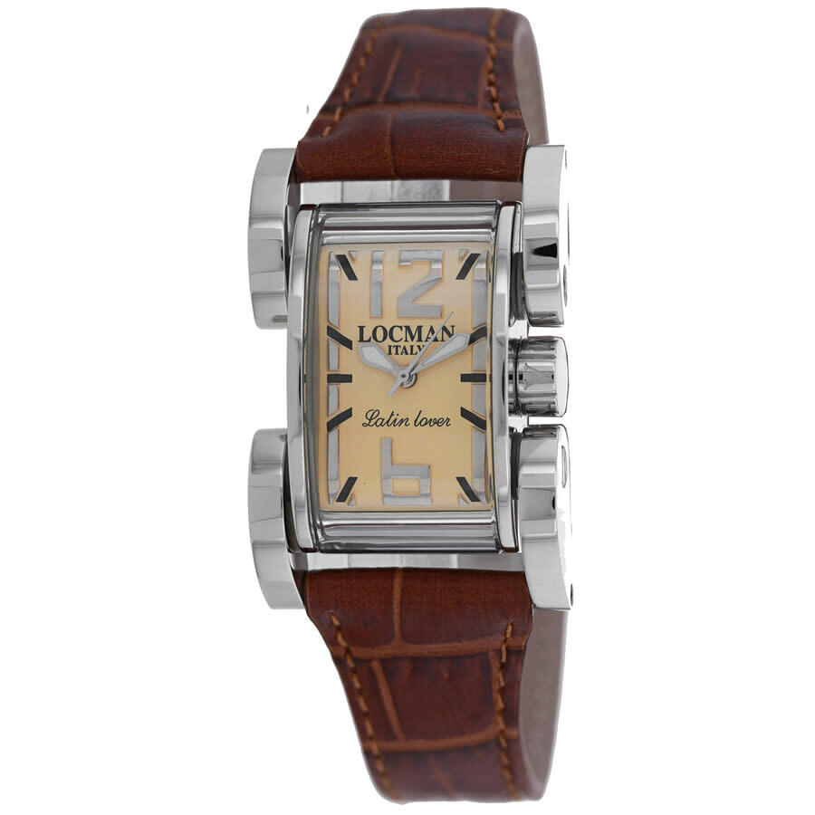 Locman Latin Lover Quartz Brown Dial Ladies Watch 502BR/BRLE