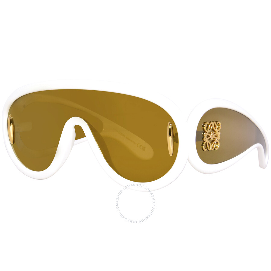 Loewe Brown Mirror Mask Unisex Sunglasses Lw40108i 25g 140