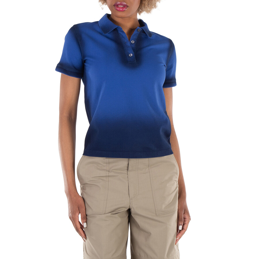 Faded-Effect Polo Shirt