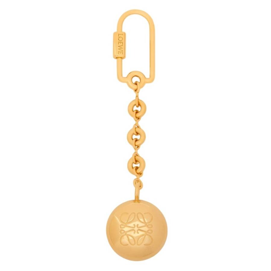 Loewe Gold Anagram Pebble Keyring