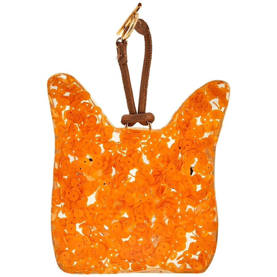 Loewe Ladies Orange Ja Cat Handbag Charm Loewe Handbags