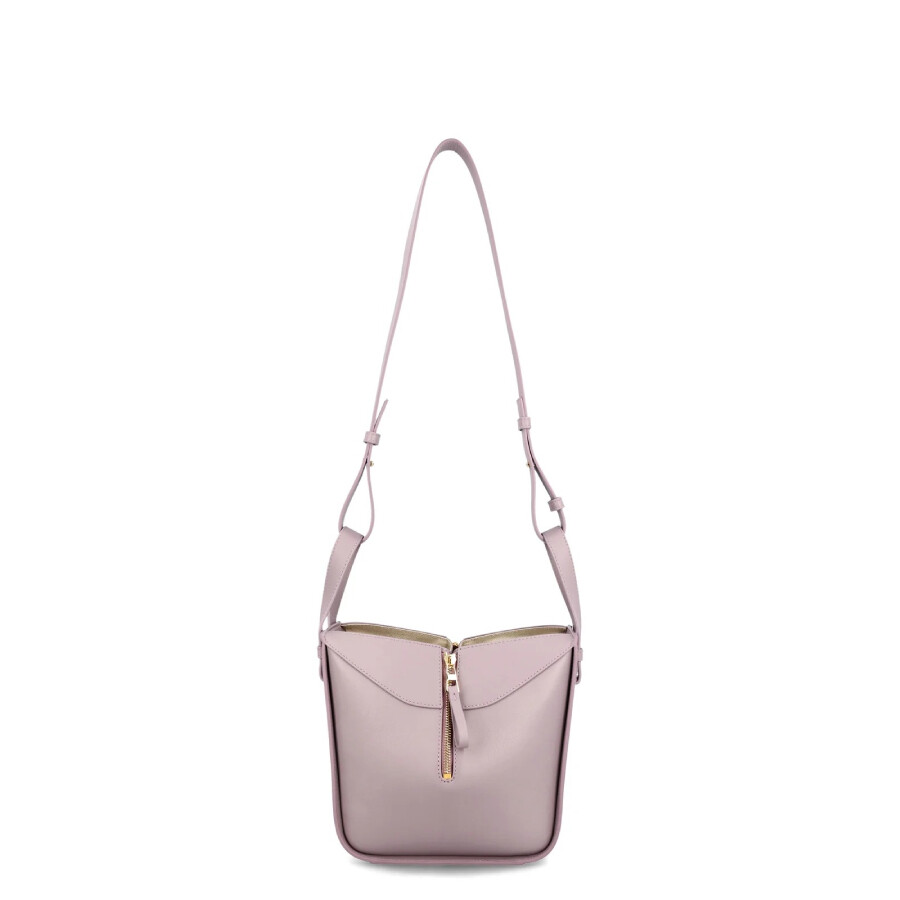 Loewe Compact Hammock Leather Handbag In Purple