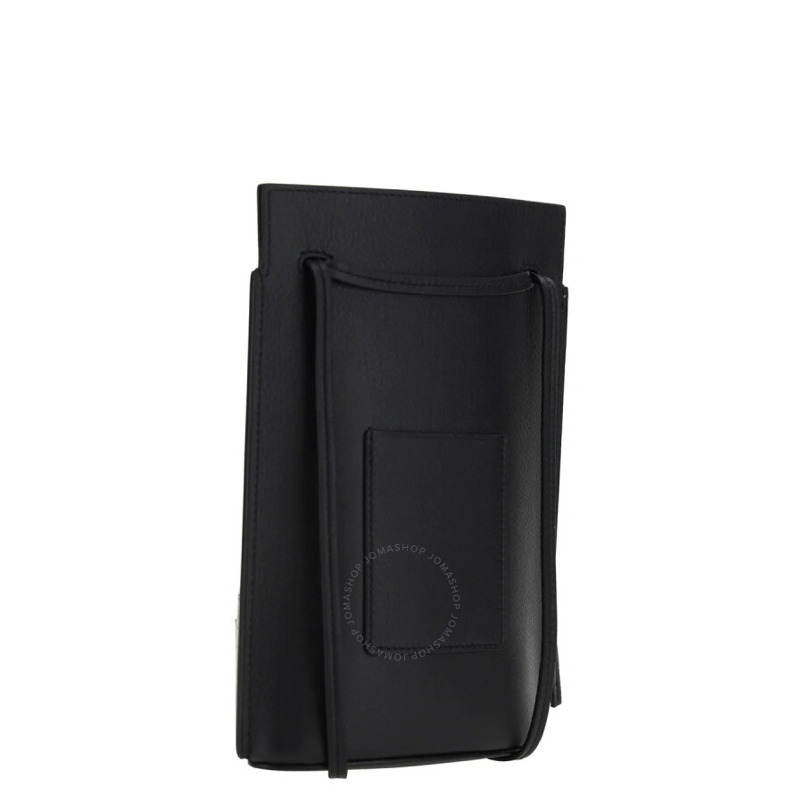 Loewe Dice Pocket Leather Shoulder Bag In Black