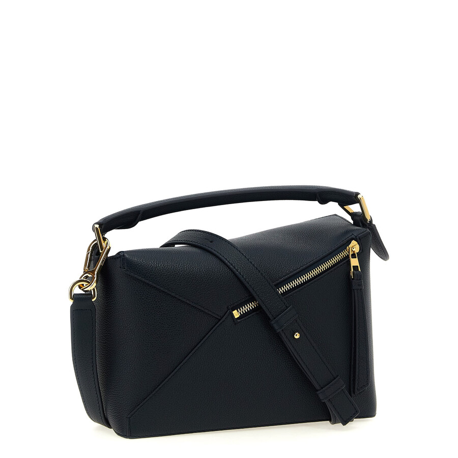 Loewe Puzzle Small Handbag In Blue