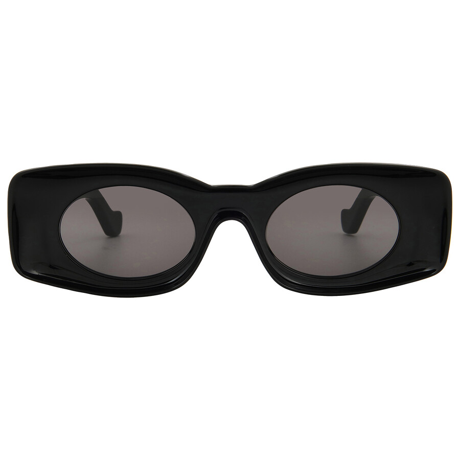 Loewe Smoke Rectangular Unisex Sunglasses LW40033I 01A 49