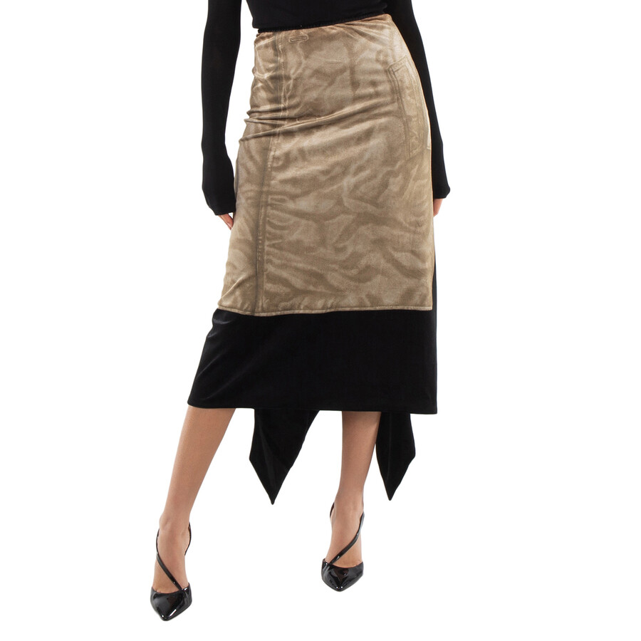 Trompe Loeil Midi Skirt