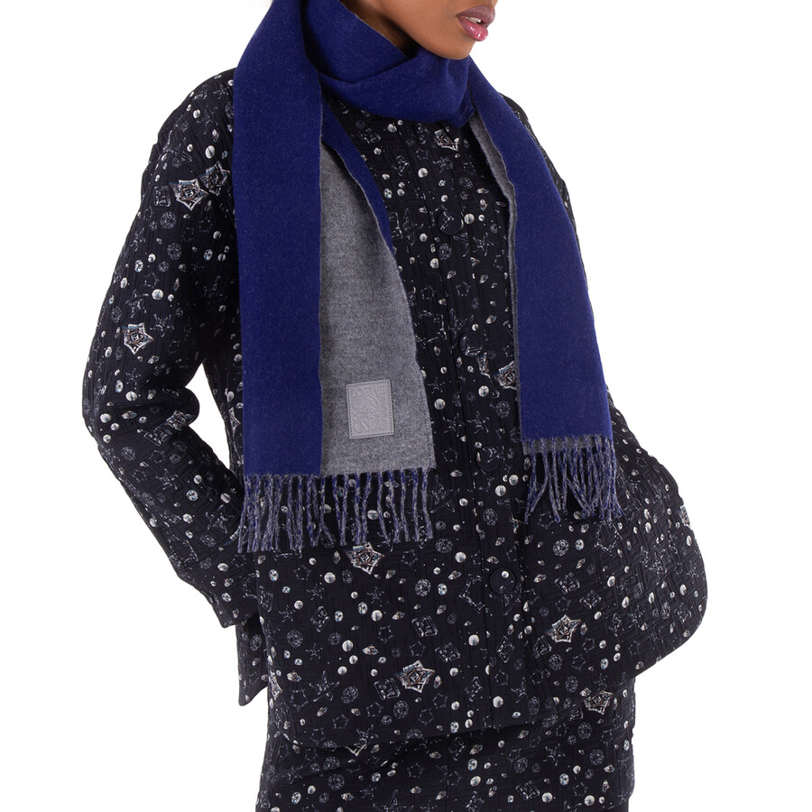 LOEWE｜ (Scarf in wool cashmere (F811251X06 2013)) Loewe F811251X06 Wool Cashmere Fringe Scarf For Women | eBay