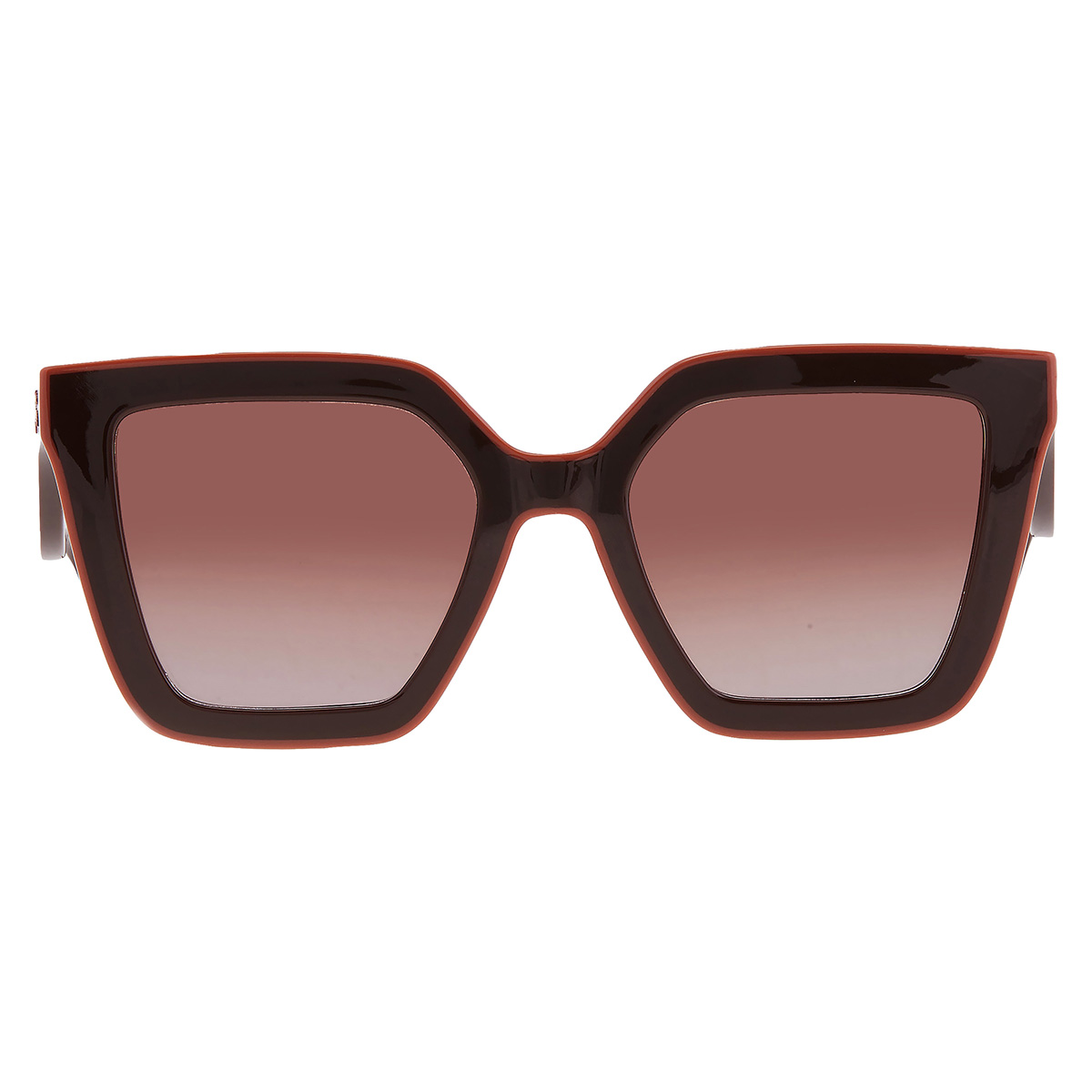 Longchamp Brown Gradient Irregular Ladies Sunglasses LO792S  display picture 3