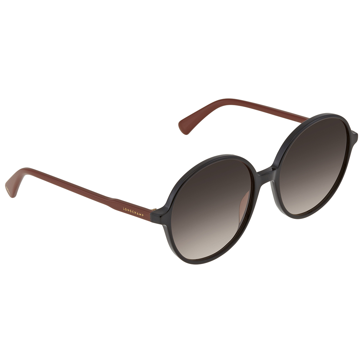 Longchamp Brown Gradient Round Ladies Sunglasses LO607S 001  display picture 3