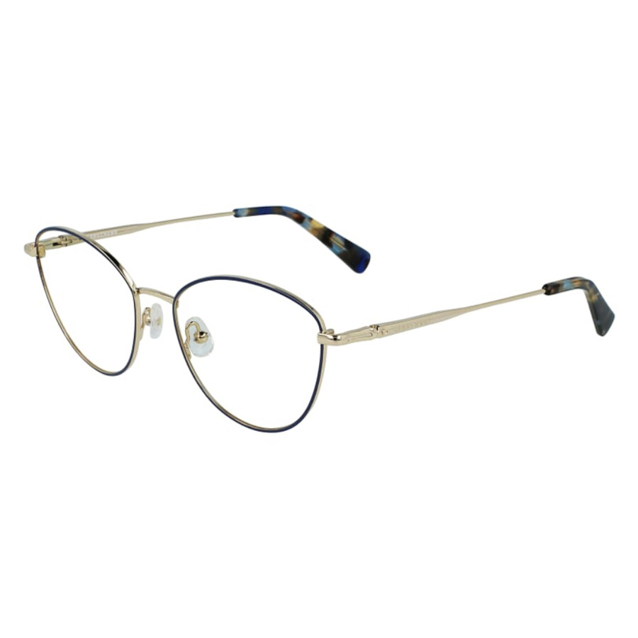 Longchamp Demo Cat Eye Ladies Eyeglasses Lo2143 400 53 In Silver