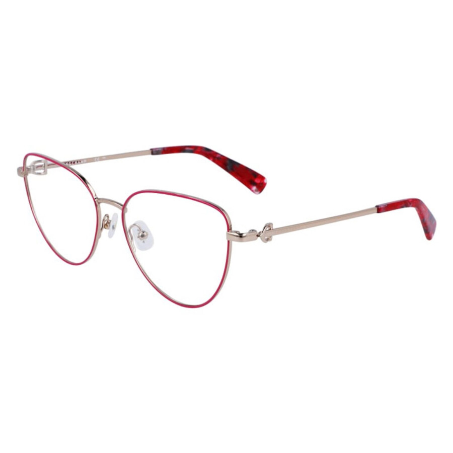 Longchamp Demo Cat Eye Ladies Eyeglasses Lo2158 718 54 In Pink
