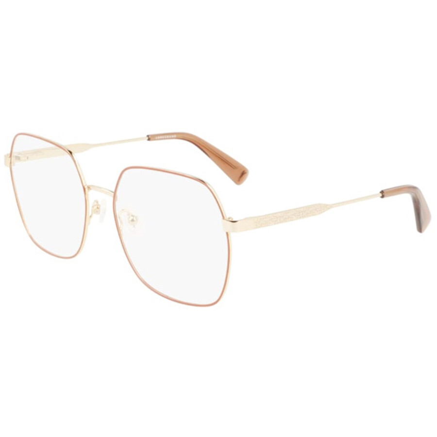 Longchamp Demo Geometric Ladies Eyeglasses Lo2148 727 55 In Gold