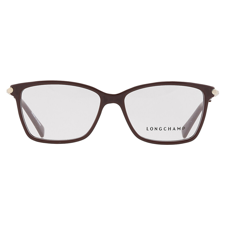 Longchamp Demo Rectangular Ladies Eyeglasses Lo2621 204 53 In Brown