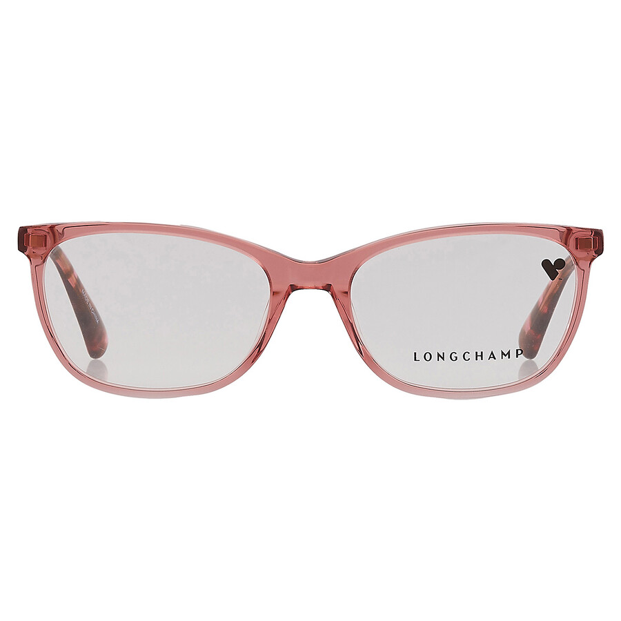 Longchamp Demo Rectangular Ladies Eyeglasses Lo2708 610 53 In Pink