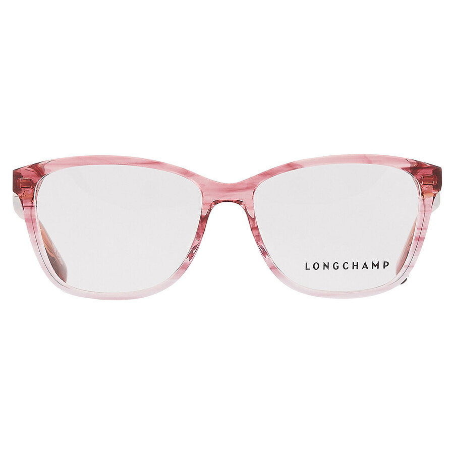 Longchamp Demo Square Ladies Eyeglasses Lo2659 617 51 In Red