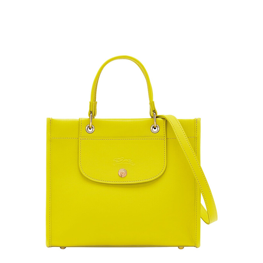 Longchamp Green Handbag With Embossed Logo On The Front And Adjustable And Removable Shoulder Strap