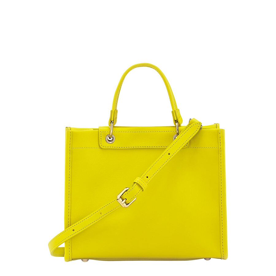 Longchamp Green Handbag With Embossed Logo On The Front And Adjustable And Removable Shoulder Strap