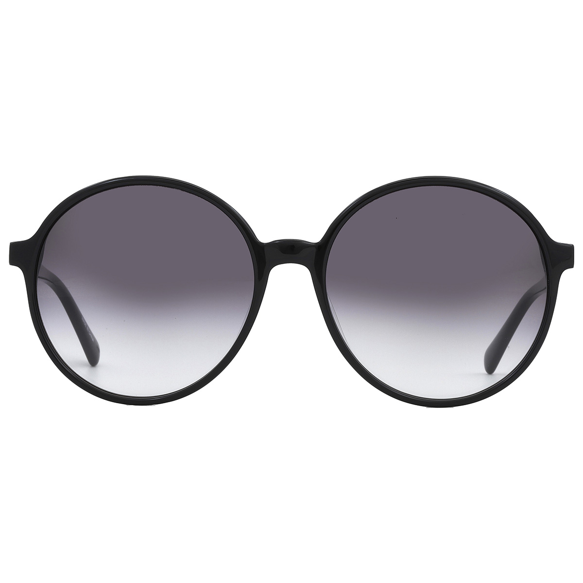 LONGCHAMP SUNGLASSES BLACK LO694S Longchamp Light Brown Round Ladies Sunglasses LO694S 272 61  main image 2