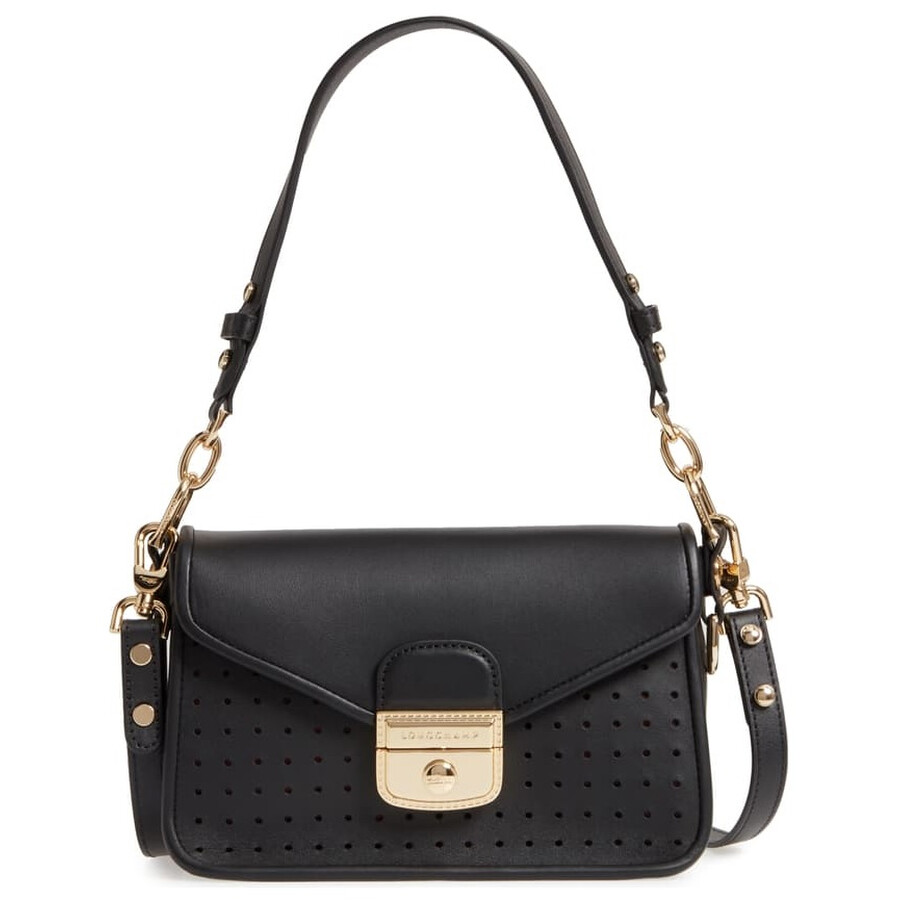 Longchamp Ladies Mademoiselle Black Crossbody Bag 2038883001