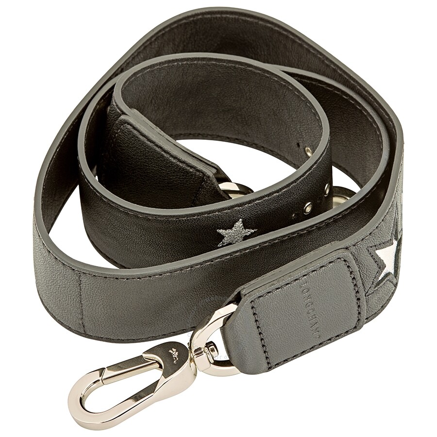 longchamp black bag with strap