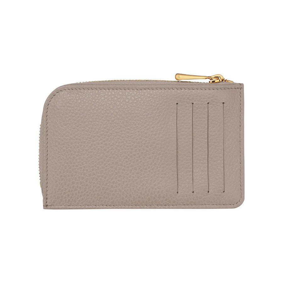 Longchamp Le Foulonne Card Holder Turtledove In Gray