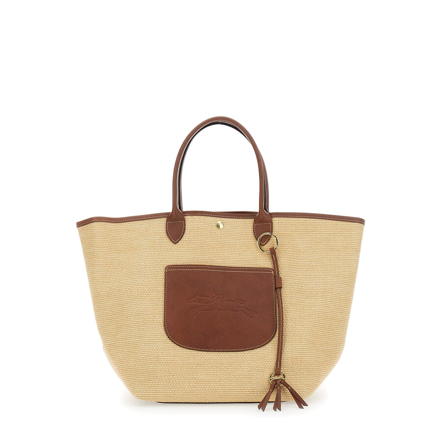 Longchamp Le Panier Pliage Handbag In Brown