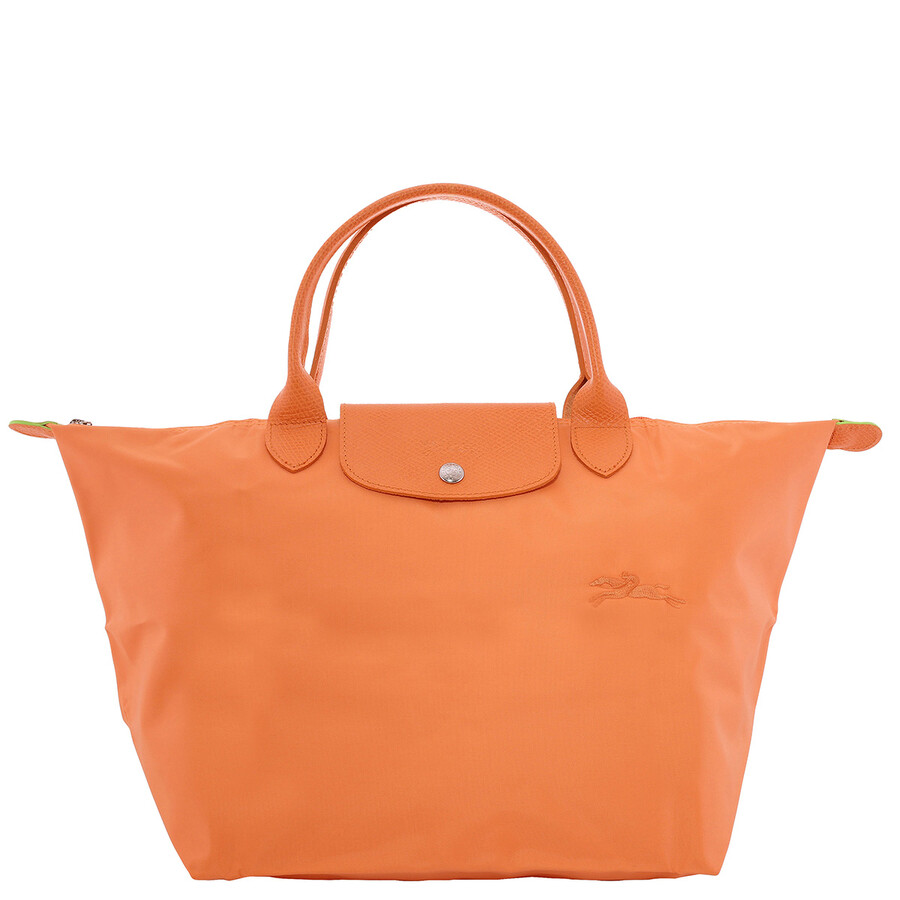 Longchamp Le Pliage M Top Handle Bag In Orange