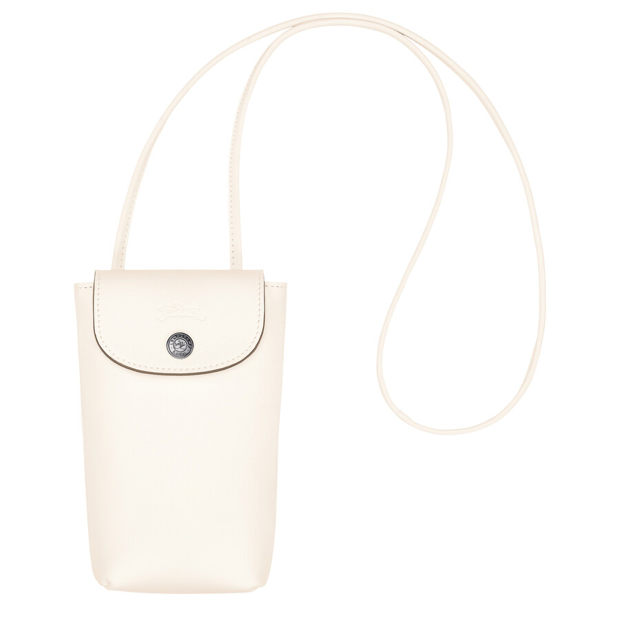 Longchamp Le Pliage Xtra Phone Case With Leather Lace In Pink