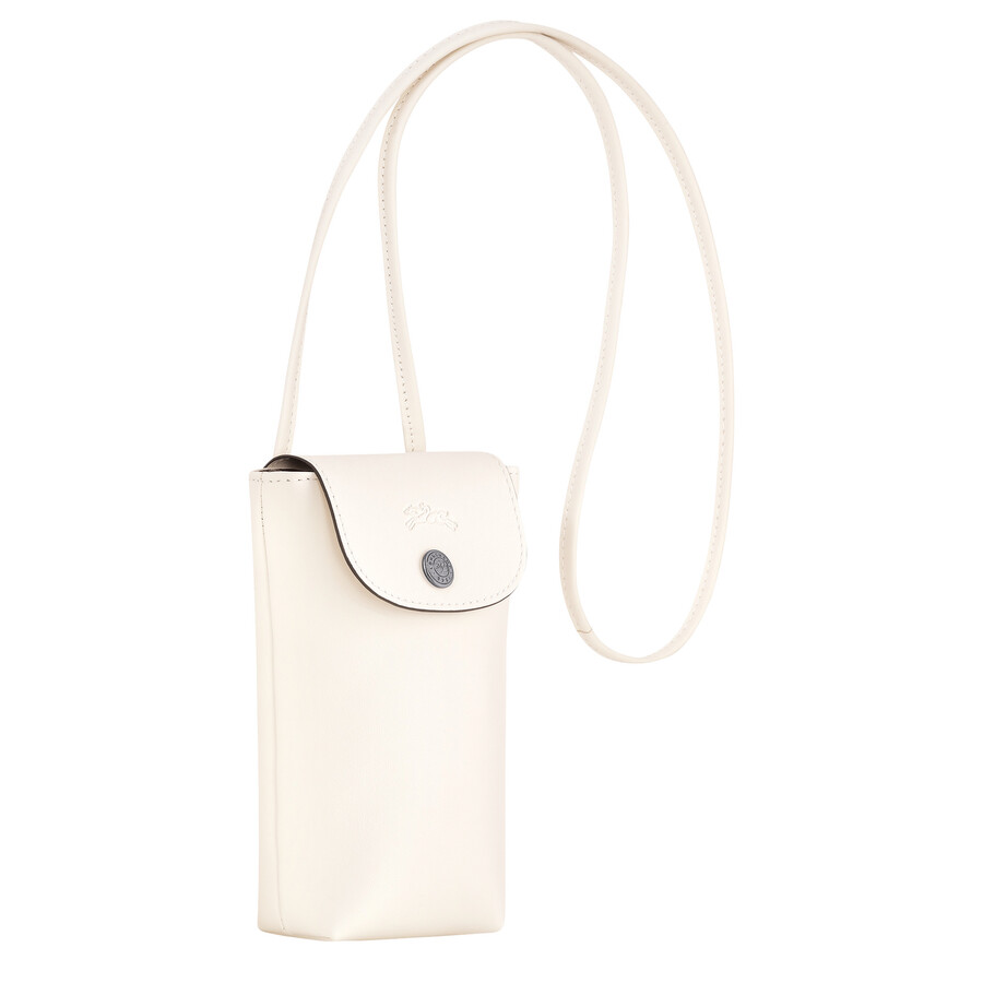 Longchamp Le Pliage Xtra Phone Case With Leather Lace In Pink