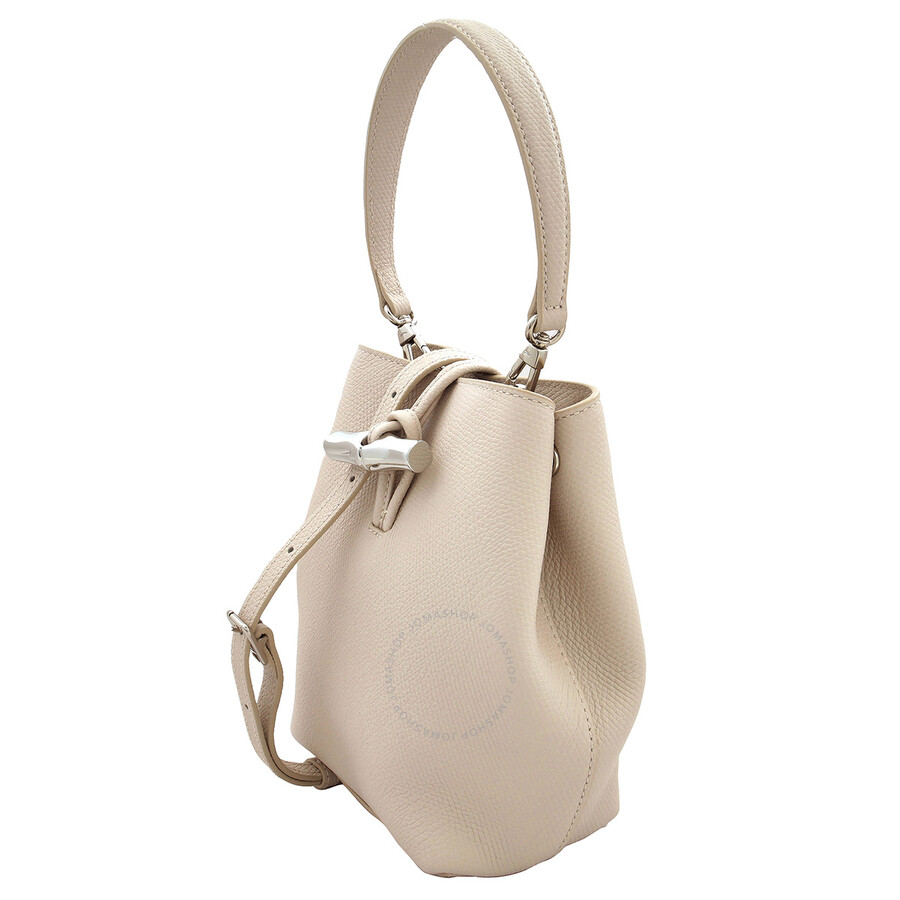 Longchamp Le Roseau Leather Bucket Bag