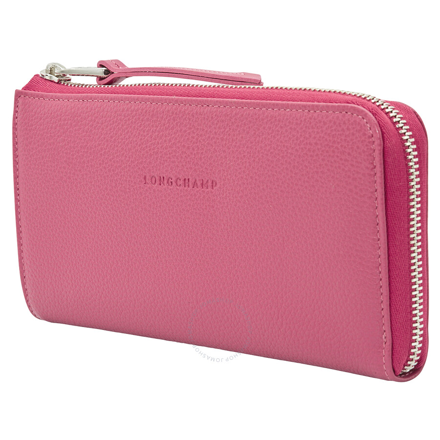 longchamp zip wallet