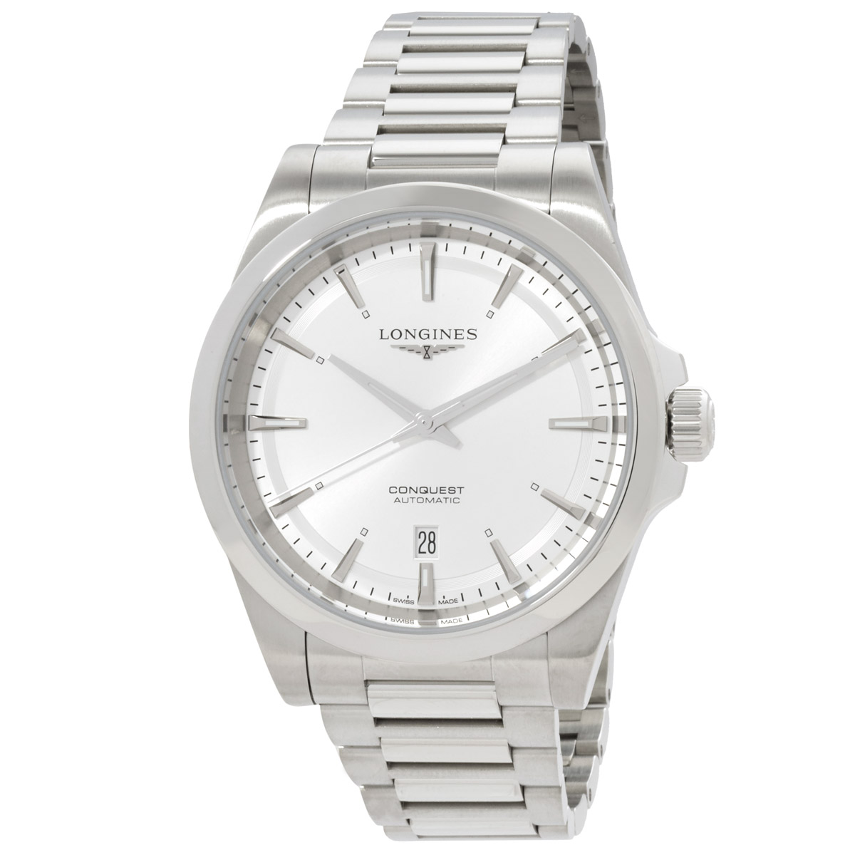 Longines Conquest Automatic Silver Dial Men's Watch L3.830.4.72.6
