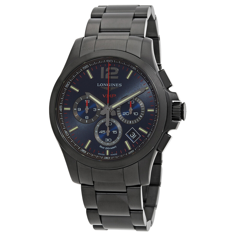時計 LONGINES Hydro Conquest Chronograph CONQUEST CHRONOGRAPH Automatic, Stainless Steel And Ceramic Bezel