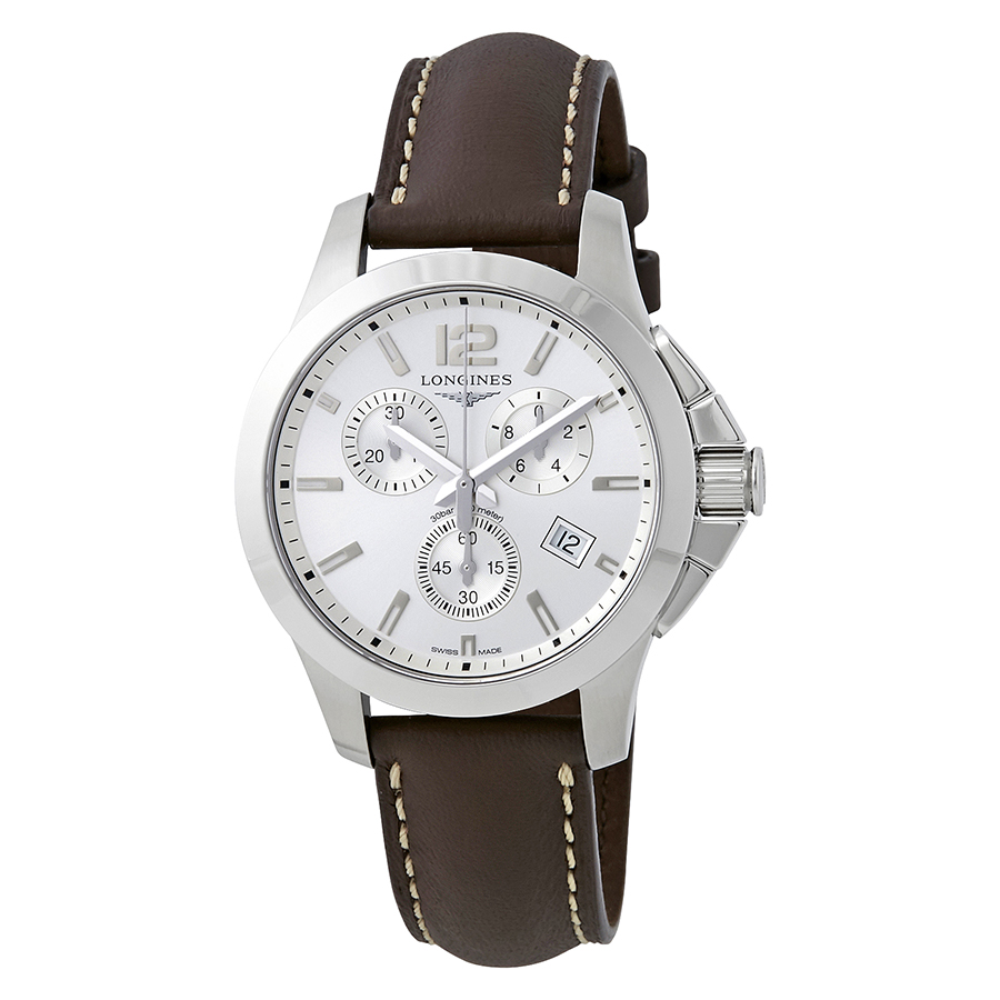 Longines Conquest Chronograph Silver Dial Men's Watch L33794765