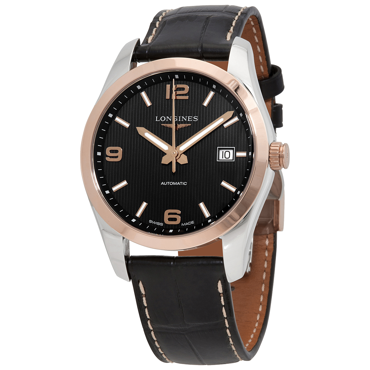 Longines Conquest Classic Automatic Black Dial Men's Watch L2.785.5.56.3 -  Watches - Jomashop