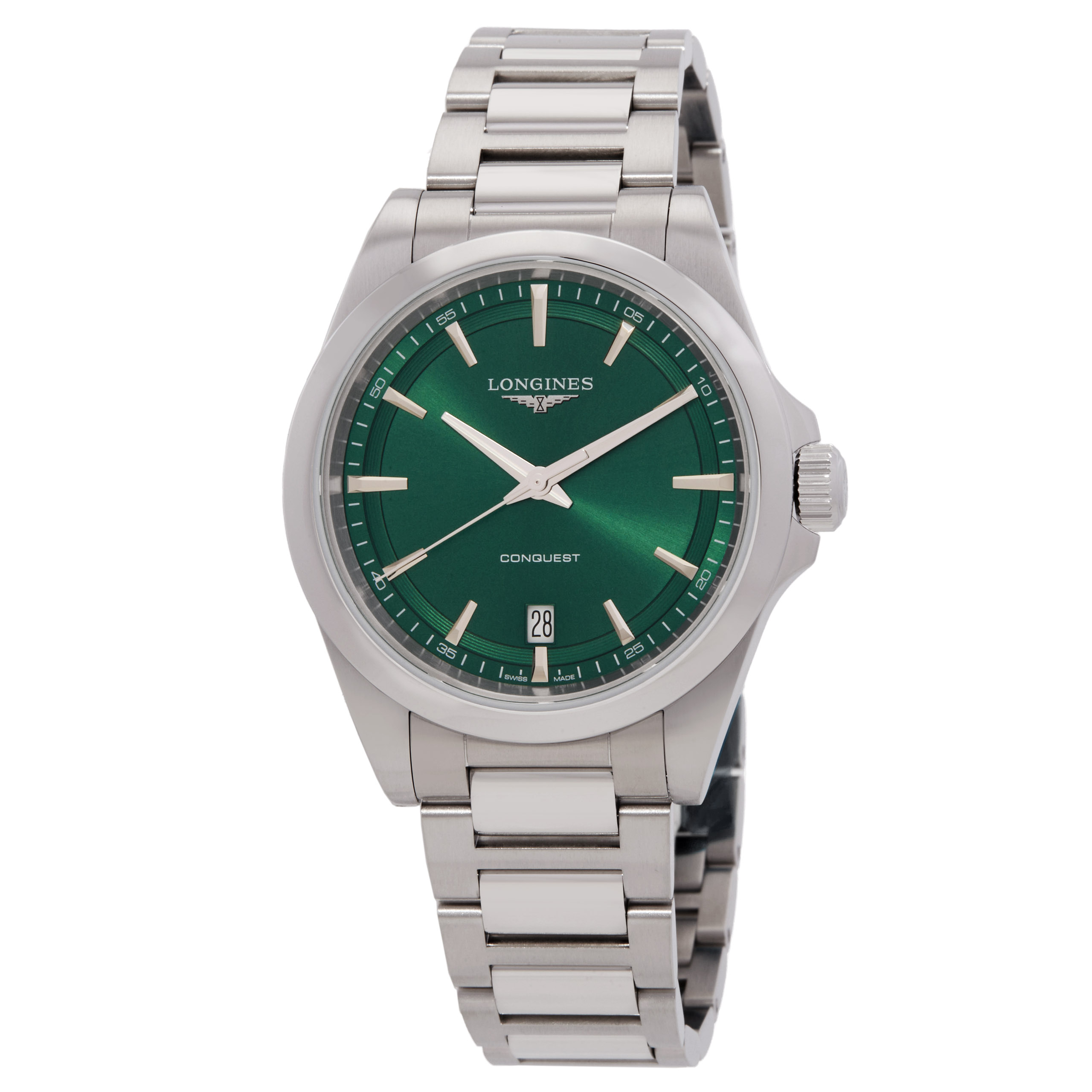 Longines Conquest Green Dial Unisex Watch L37504096