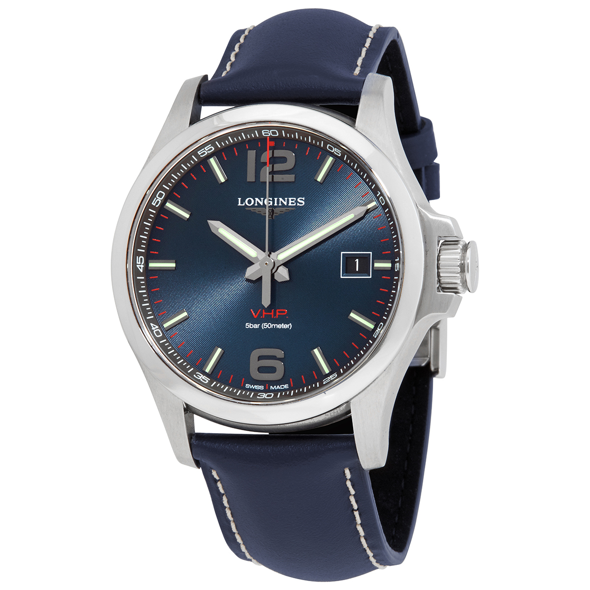 Longines Conquest Quartz Blue Dial Men's Watch L3.726.4.96.0