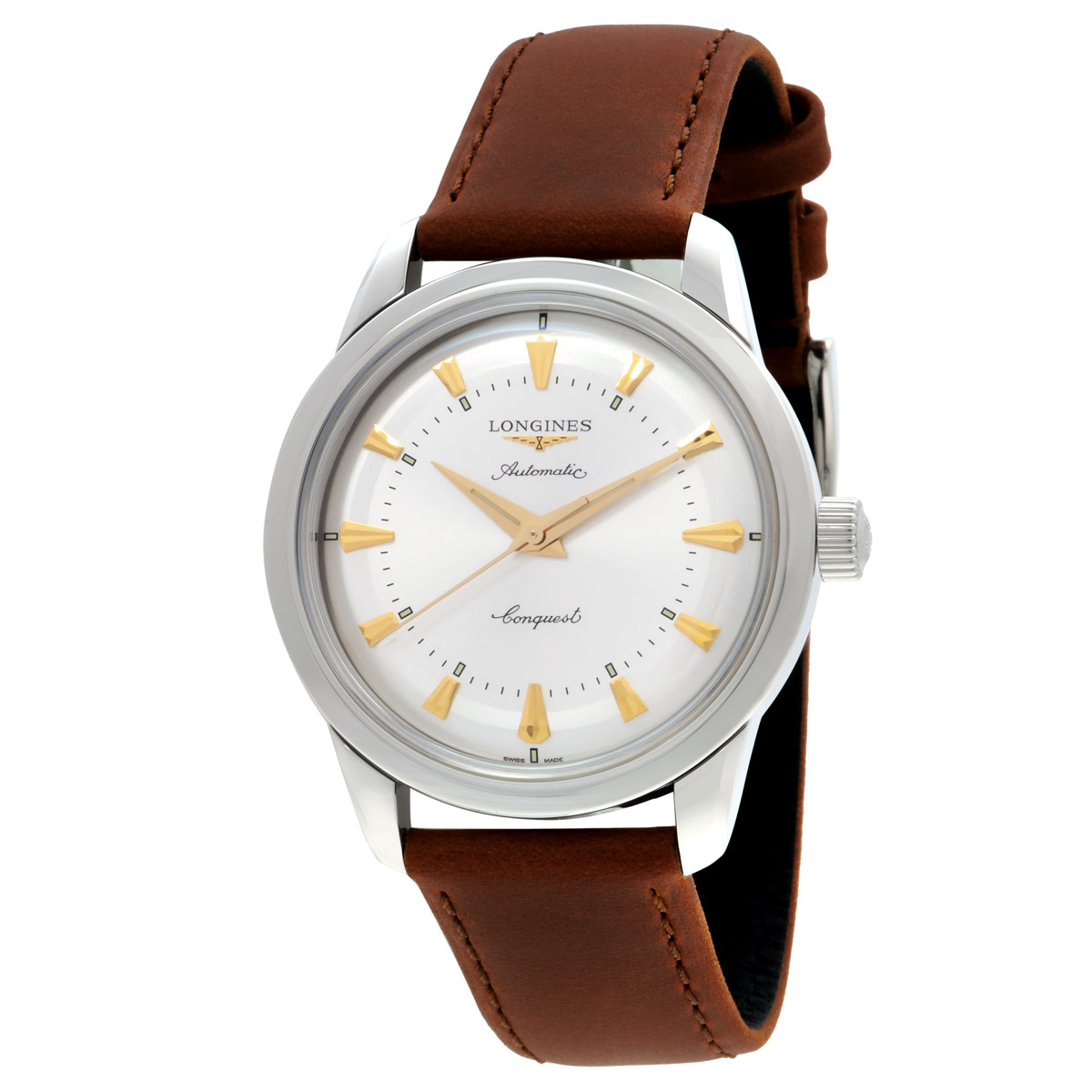 Longines Conquest Silver Dial Unisex Watch L1.649.4.72.2 - Watches