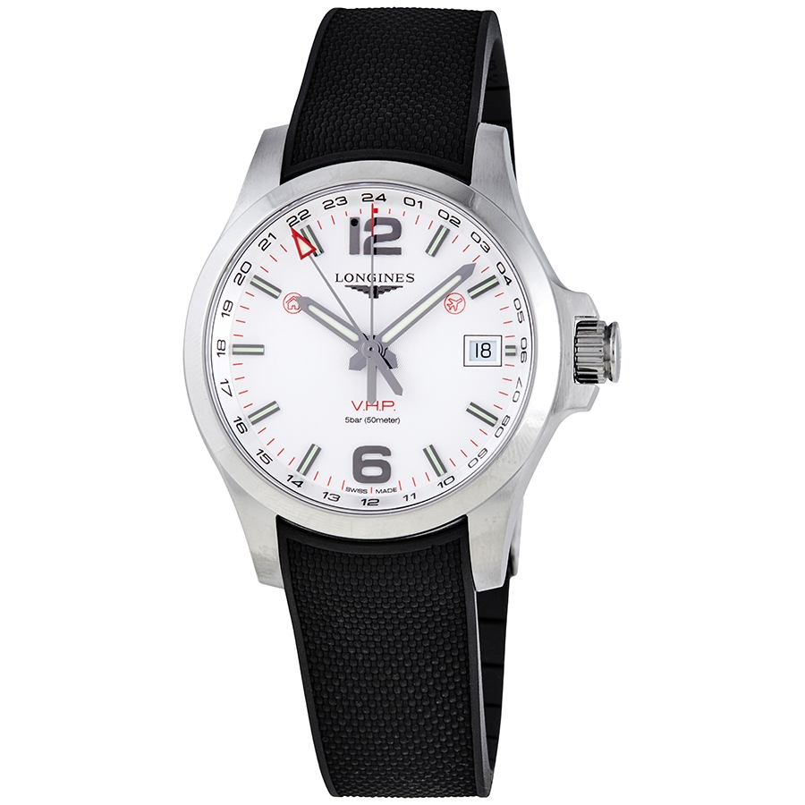 Longines Conquest V.H.P. Quartz Silver Dial Men's Watch L37184769
