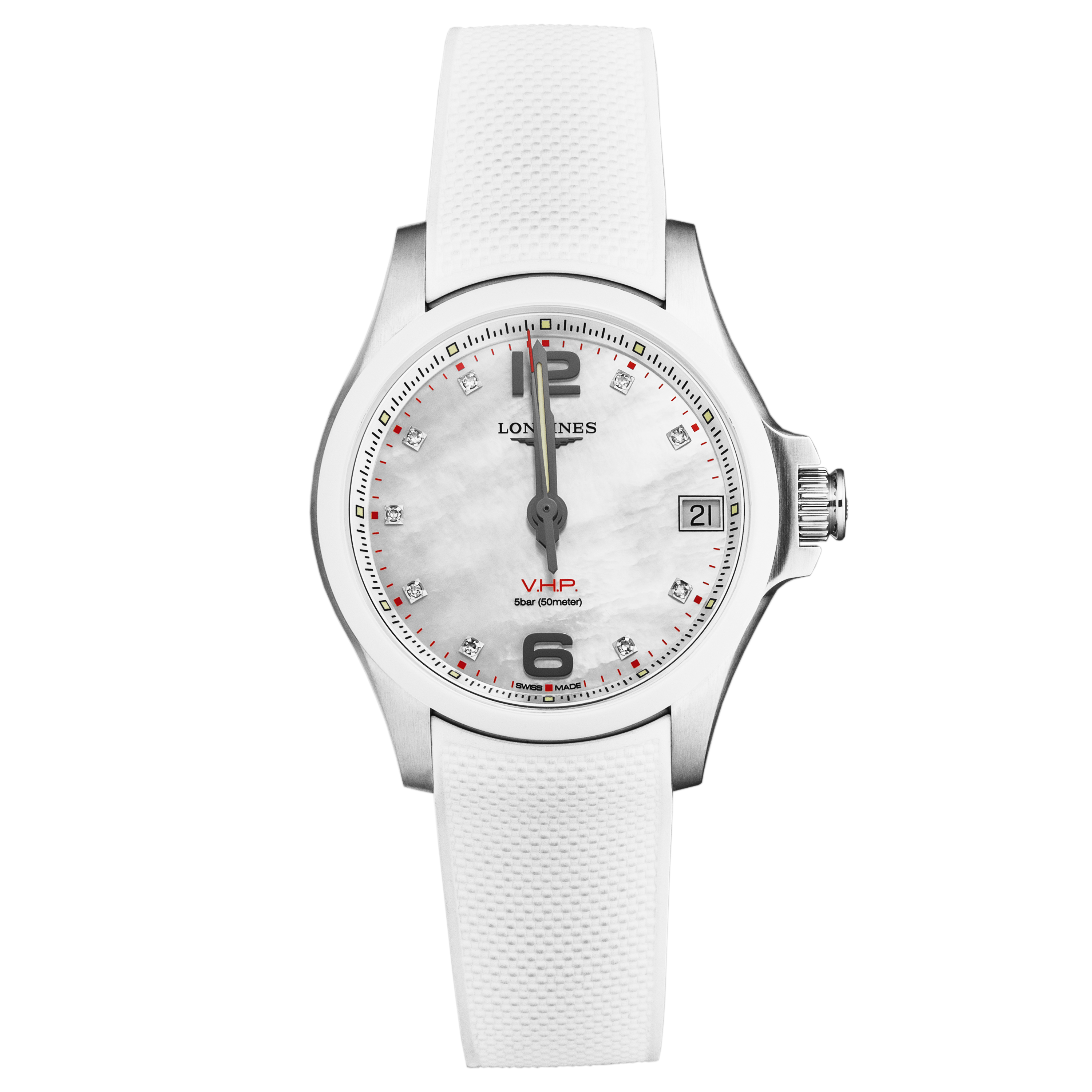 Longines Conquest V.H.P. Quartz Diamond Unisex Watch L3.319.4.87.9
