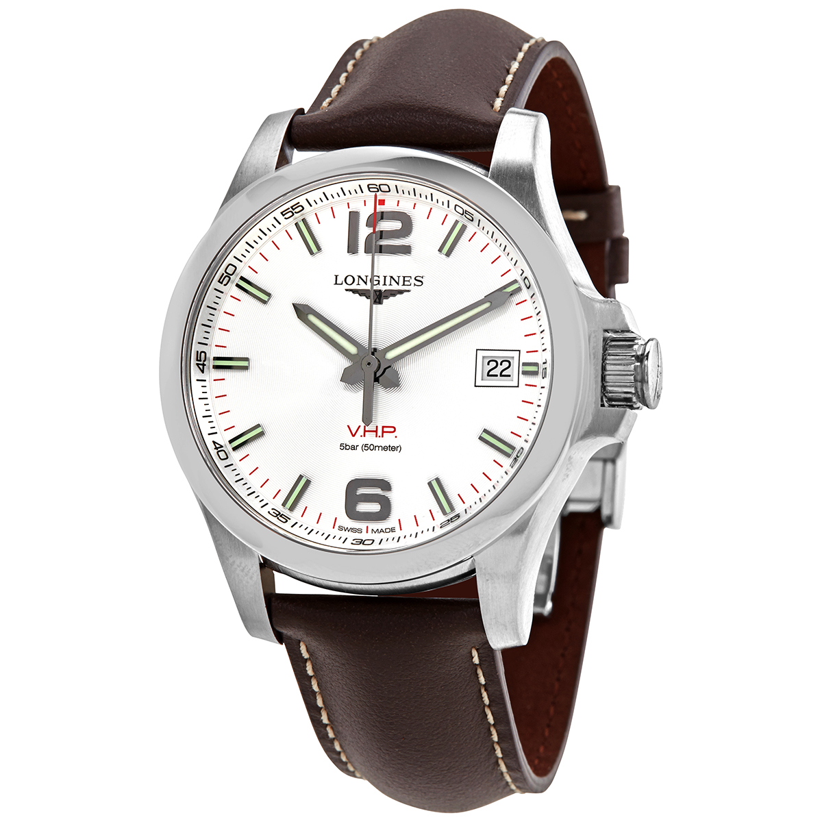 Longines Conquest VHP Quartz Silver Dial Men's Watch L3.716.4.76.5