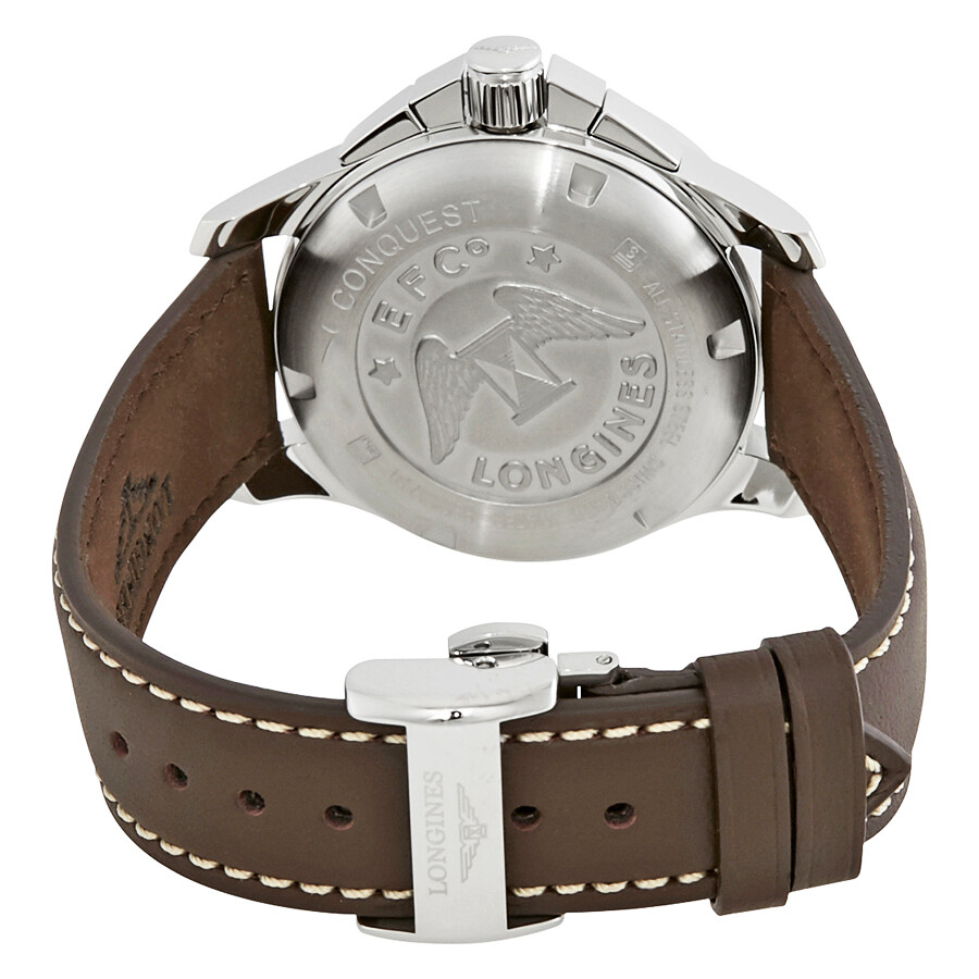 longines conquest automatic white dial