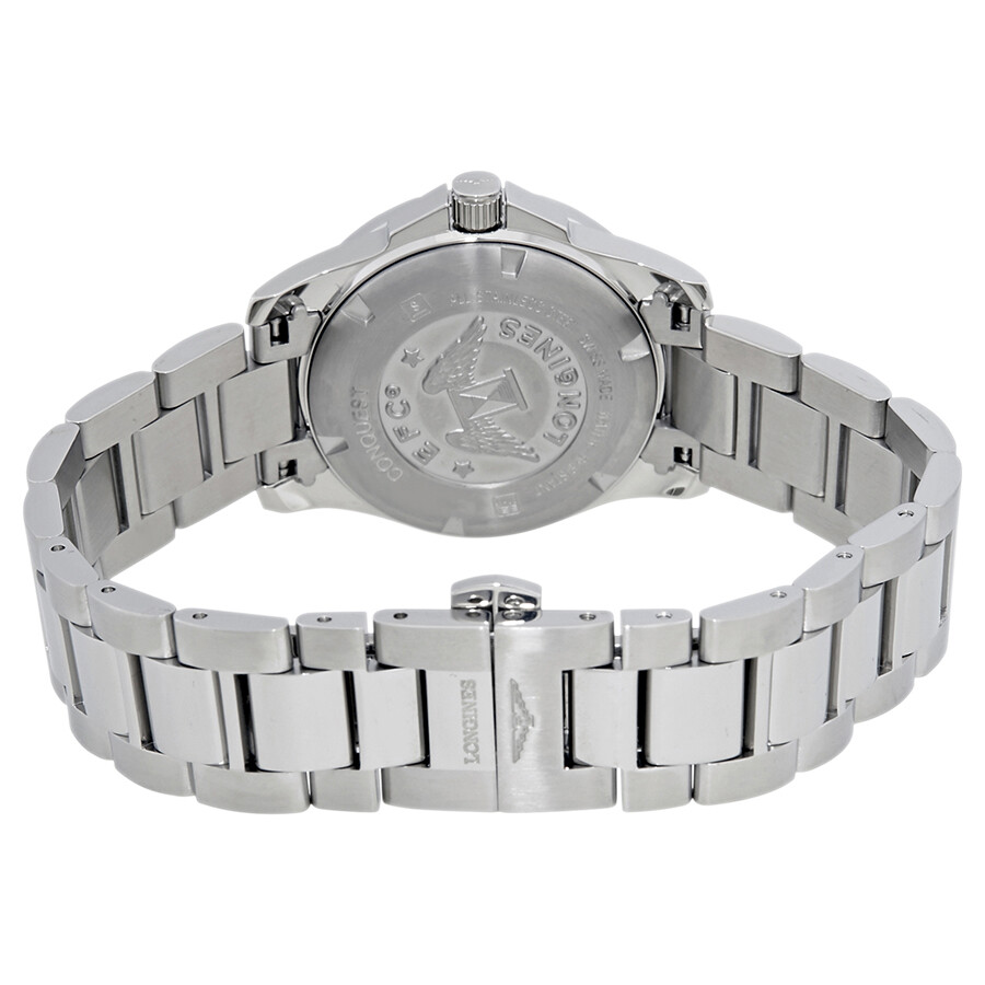 longines conquest automatic white dial