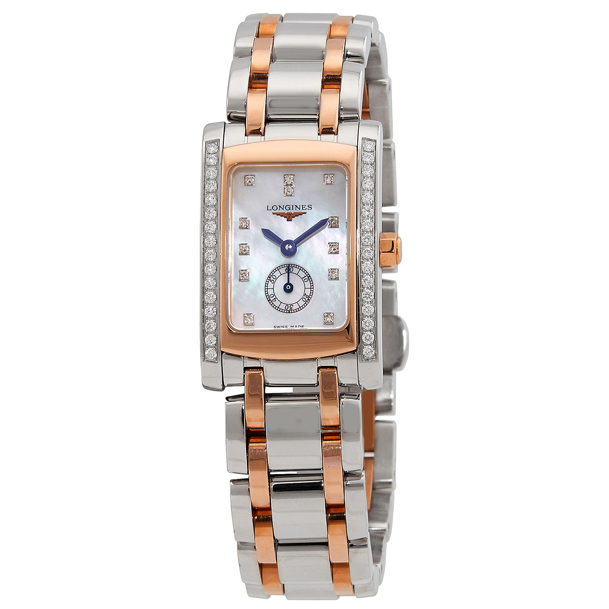 Longines DolceVita Diamond Mother of Pearl Dial Ladies Watch L5.155.5.89.7