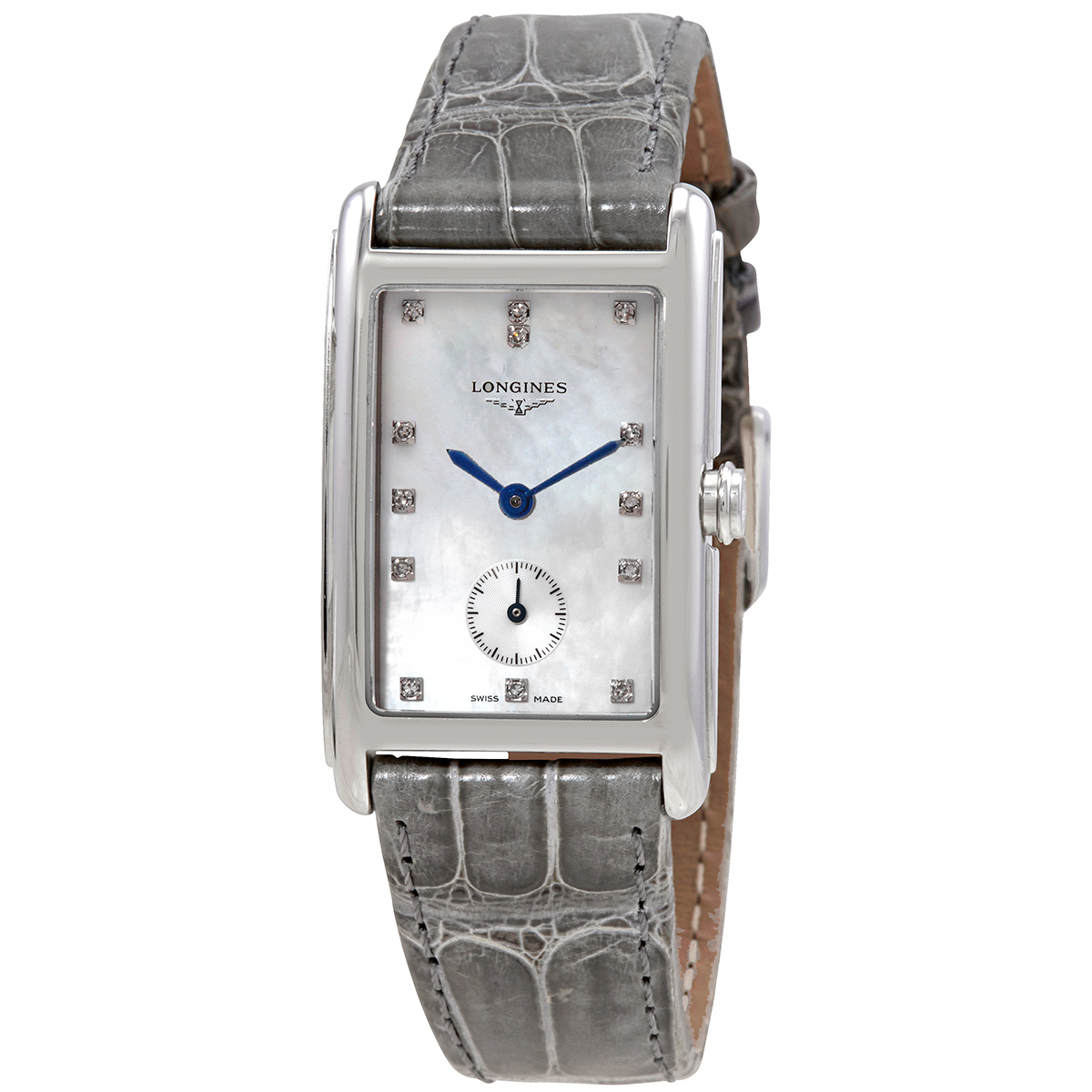 Longines DolceVita Quartz Diamond Mother of Pearl Dial Ladies Watch L5.512.4.87.3