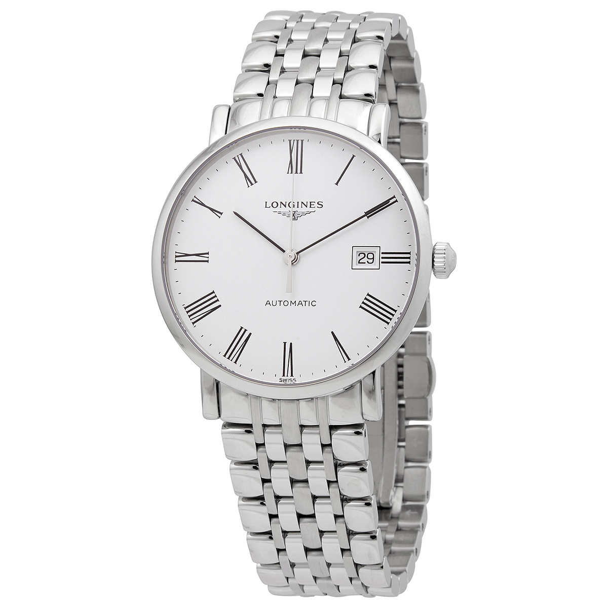 Longines Elegant Automatic White Dial Men's Watch L4.910.4.11.6