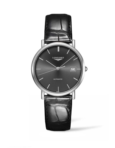 Longines Elegant Grey Dial Men's Watch L4.810.4.72.2
