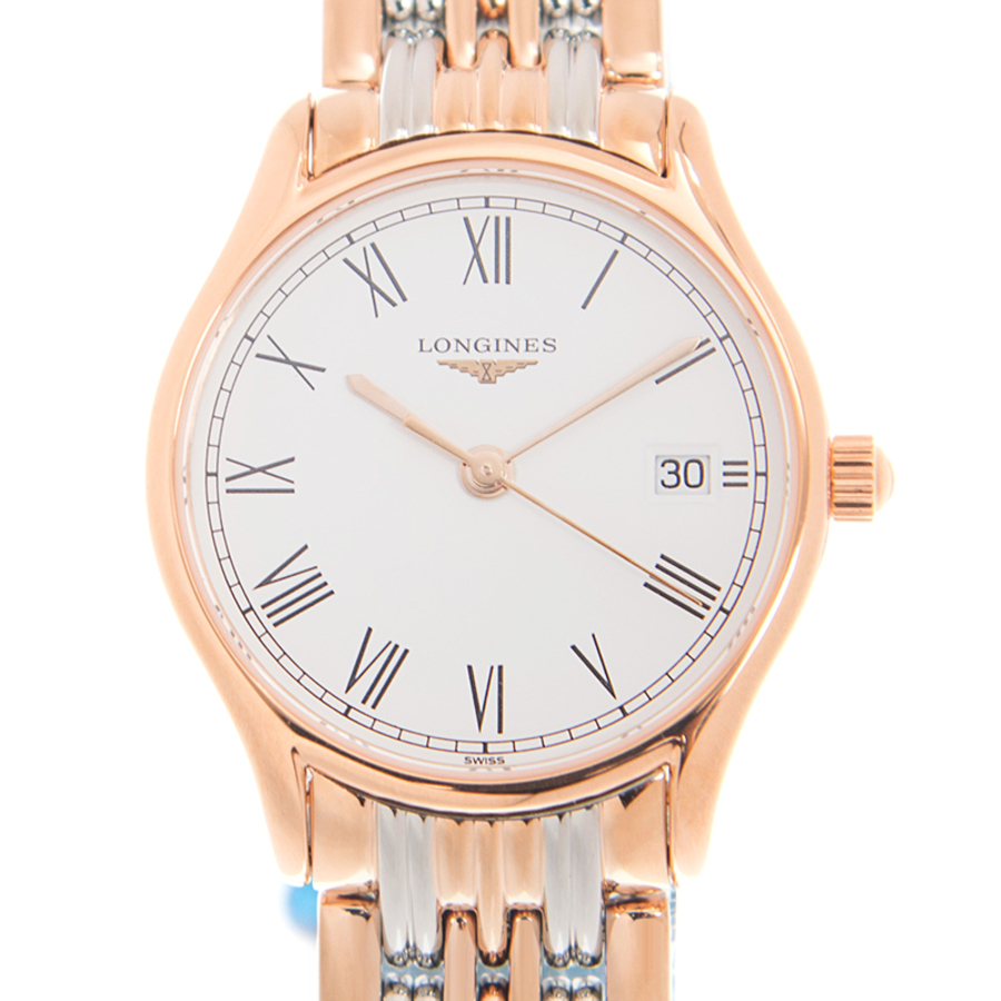Longines Elegant Quartz White Dial Ladies Watch L4.259.1.11.7