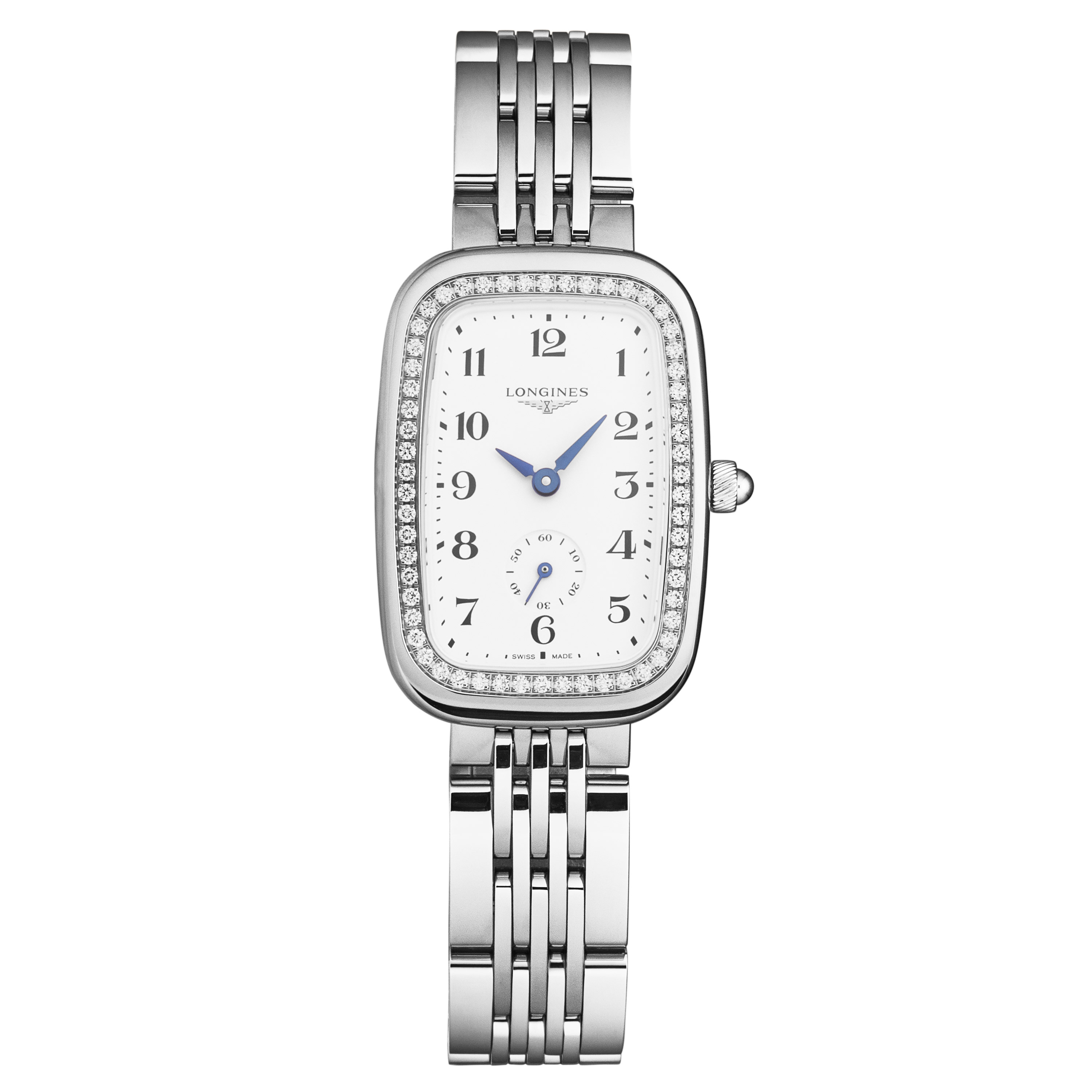 Longines Equestrian Quartz Diamond White Dial Ladies Watch L61420136